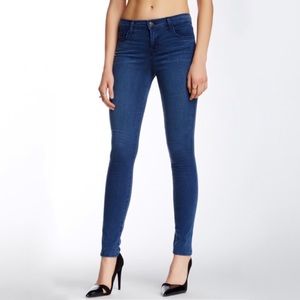 J BRAND Skinny Leg Jeans Malta stretch denim blue